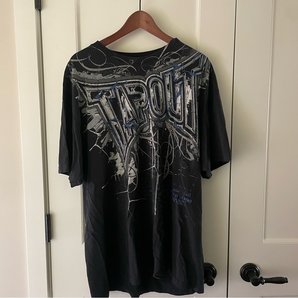 Tapout Black Graphic Men's Shirt